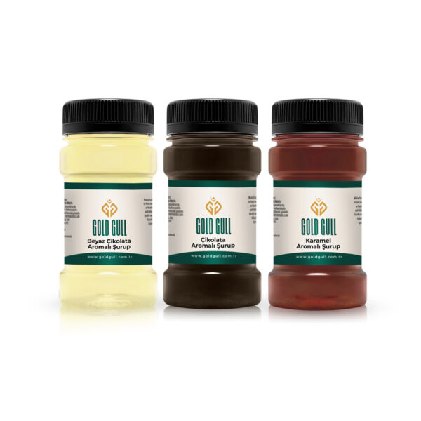 Çikolata, Beyaz Çikolata & Karamel Aromalı Kahve & Meyve Şurupları 3 X 80 Ml.