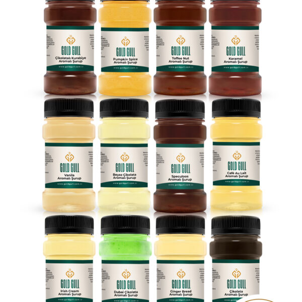 Gurme Serisi Aromalı Kahve & Meyve Şurubu 12 Adet 80 ml (12x80 ml.)