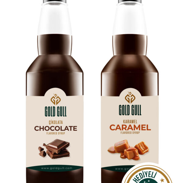 Çikolata & Karamel Aromalı Kahve & Meyve Şurubu 2 X 700 Ml.