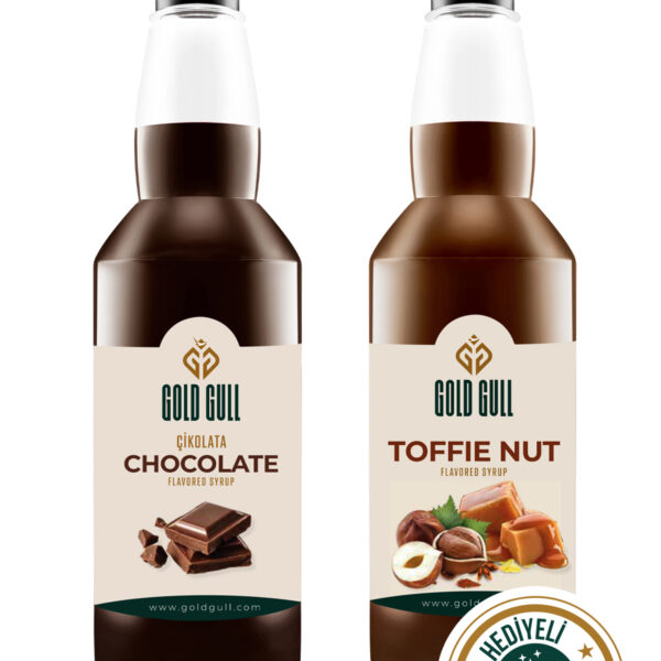 Çikolata &Toffee Nut Aromalı Kahve & Meyve Şurubu 2 x 700 ml.