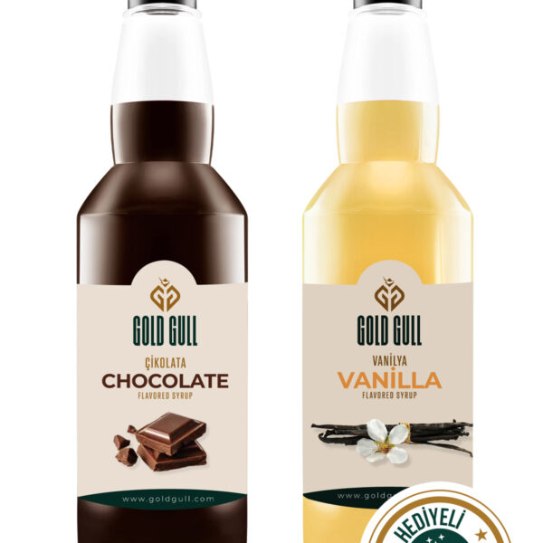 Çikolata & Vanilya Aromalı Kahve & Meyve Şurubu 2 X 700 Ml.