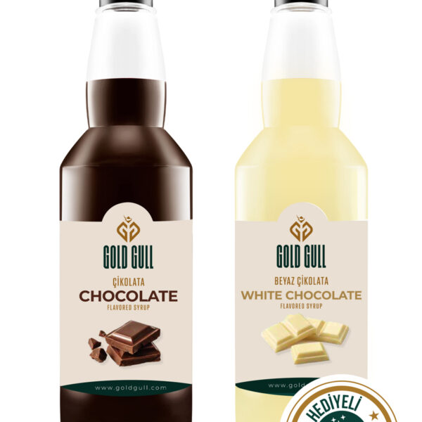 Beyaz Çikolata & Çikolata Aromalı Kahve & Meyve Şurubu 2 X 700 Ml.