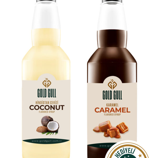 Karamel & Hindistan Cevizi Aromalı Kahve & Meyve Şurubu 2 X 700 Ml.