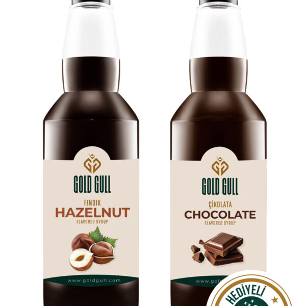 Fındık & Çikolata Aromalı Kahve & Meyve Şurubu 2 X 700 Ml.