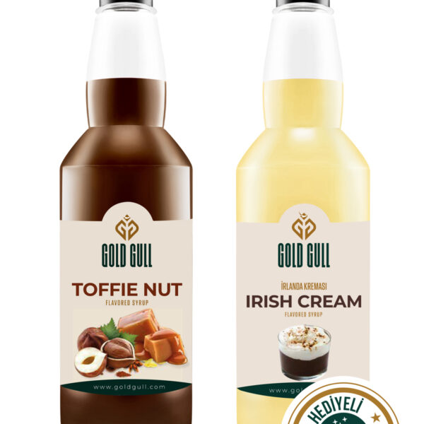 Toffee-Nut & Irish Cream Aromalı Kahve & Meyve Şurubu 2 x 700 ml.