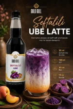 Şeftalili Ube Aromalı Kahve & Meyve Şurubu 700 ml - Görsel 2