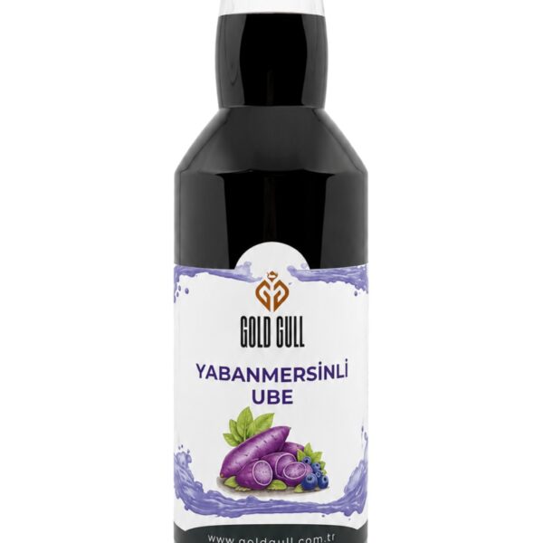 Yaban Mersinli Ube Aromalı Kahve & Meyve Şurubu
